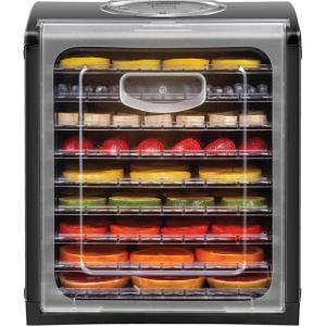 image:imageChefman 5Tray Food Dehydrator 114Inch Transparent Trays Adjustable Temperature Control Create Dried Snacks For The Family Prepare Fruits Jerky Vegetables Meats amp Herbs9 Tray