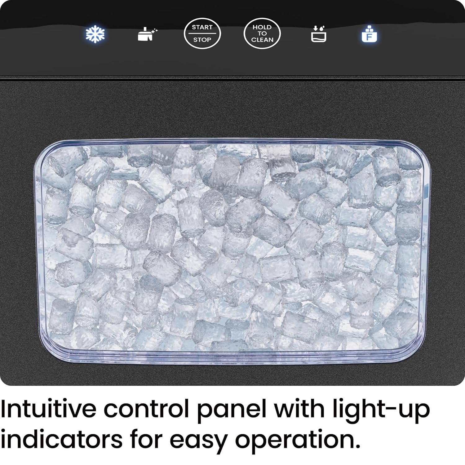 image:imageICEMAN DualSize Ice Maker Countertop Portable Ice Machine Large and Small Ice Machine Maker with Self Cleaning 9 Cubes in 7 Mins 22lbs24hrs for Home Kitchen Office Party Ice Scoop IncludedStainless