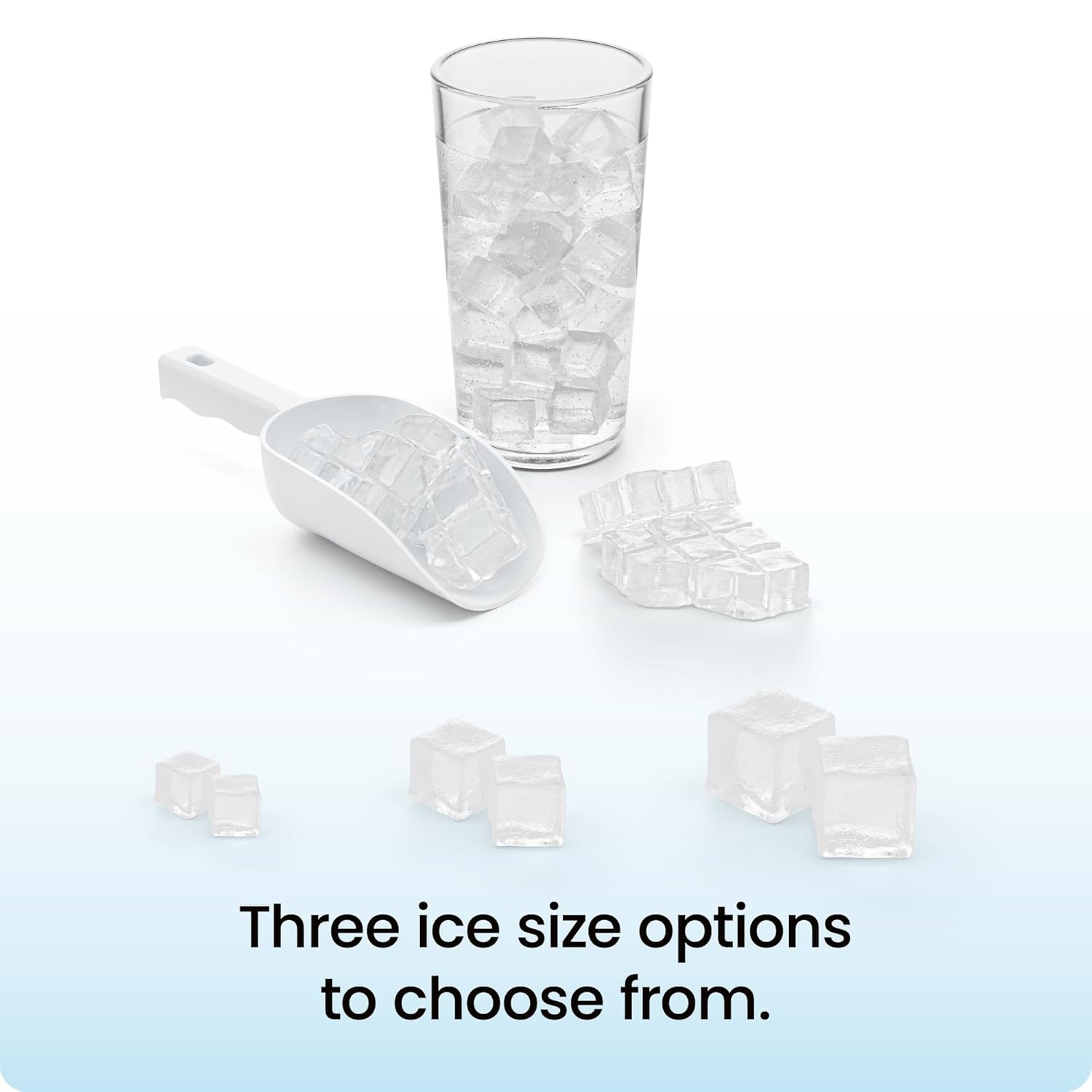 image:imageIceman Commercial Ice Maker Machine 100lbs24H Stainless Steel Ice Machine with 30lb Storage Bin Under Counter Ice Maker for Restaurant Home Bar Office Ice Scoop amp Drain Hose Included