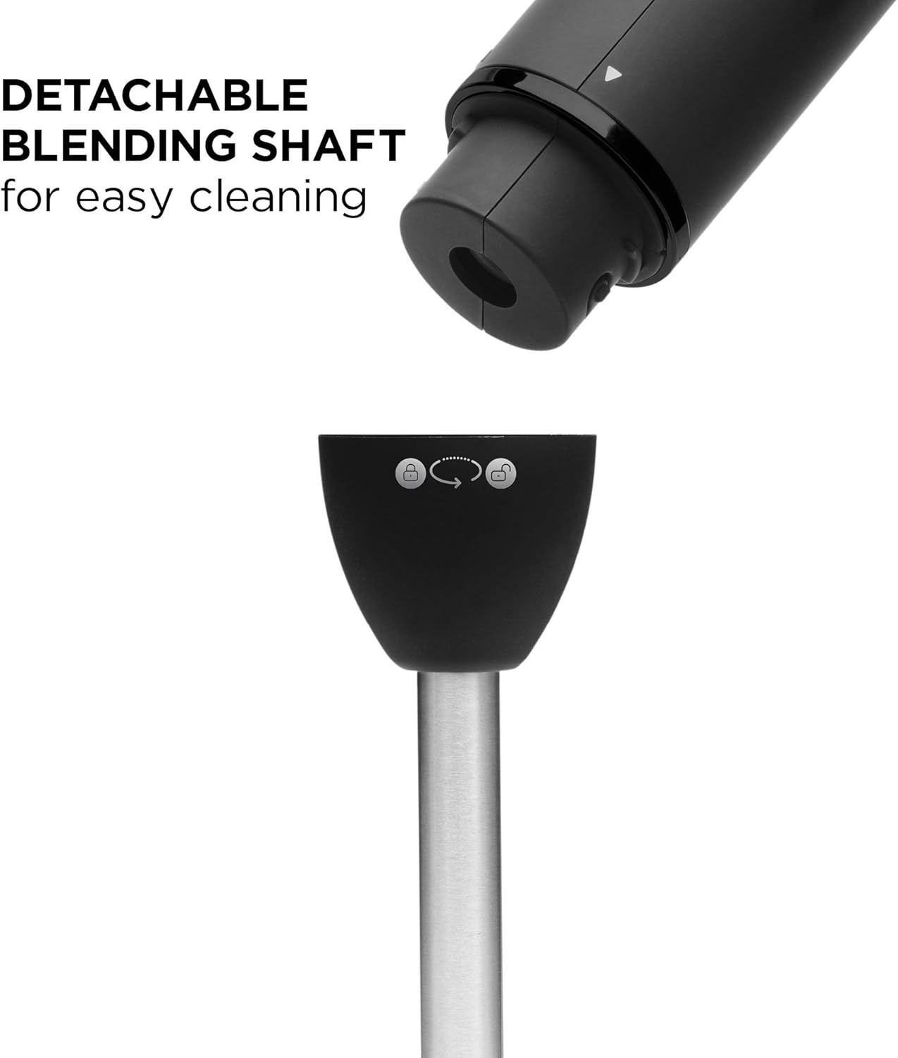 image:imageChefman Immersion Stick Hand Blender with Stainless Steel Blades Powerful Electric Ice Crushing 2Speed Control Handheld Food Mixer Purees Smoothies Shakes Sauces amp Soups TurquoiseBlack