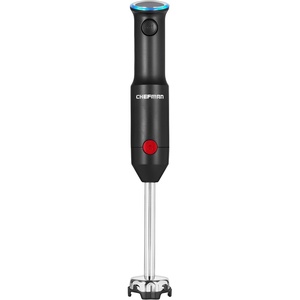 image:imageChefman Cordless Portable Immersion Blender with OneTouch Speed Control  Quick Mix for Shakes Smoothies Soups Dips Sauces  Black  Stainless Steel Blades  BPAFree  Dishwasher Safe