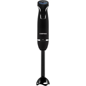 image:imageChefman Immersion Blender 300Watt Turbo 12 Speed Stick Hand Blender Powerful Ice Crushing Design Purees Smoothies Sauces amp Soups Detachable Heat Resistant Plastic Blade Guard Protects Pots Black