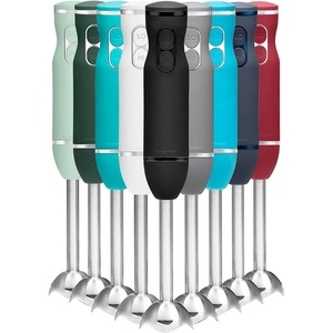 image:imageChefman Immersion Stick Hand Blender with Stainless Steel Blades Powerful Electric Ice Crushing 2Speed Control Handheld Food Mixer Purees Smoothies Shakes Sauces amp Soups TurquoiseBlack